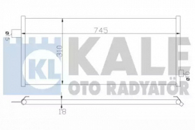 KALE OTO RADYATOR 389700 -  Конденсатор, кондиционер